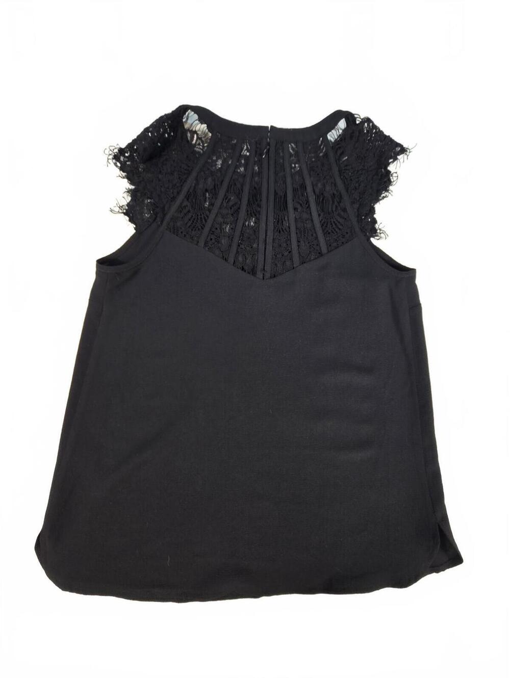 Black Lace Sleeveless Blouse Whimsigoth Goth Victorian Renfa